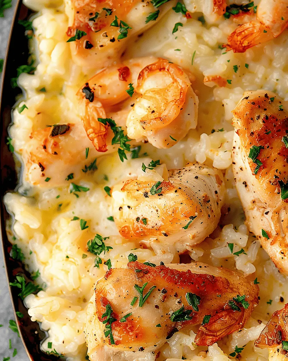 Chicken Scampi with Garlic Parmesan Rice: A Comforting Delight