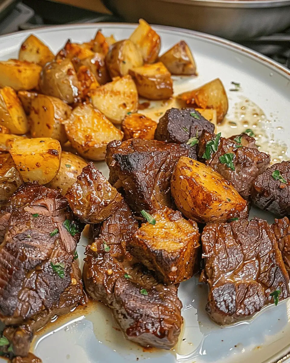 Garlic Butter Steak & Potatoes: An Indulgent Homemade Delight