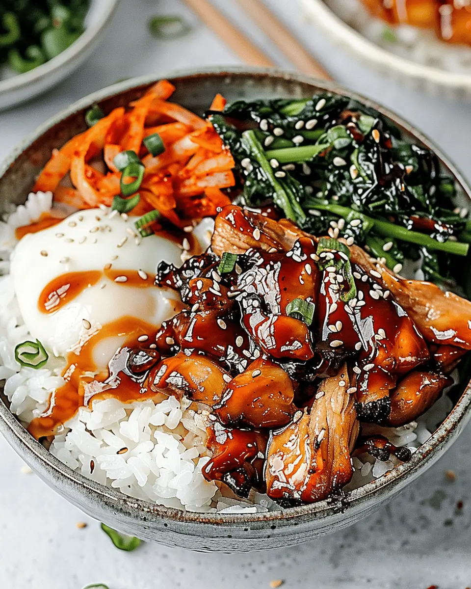 Korean Chicken Rice Bowls Recipe: Easy Comfort Food Delight