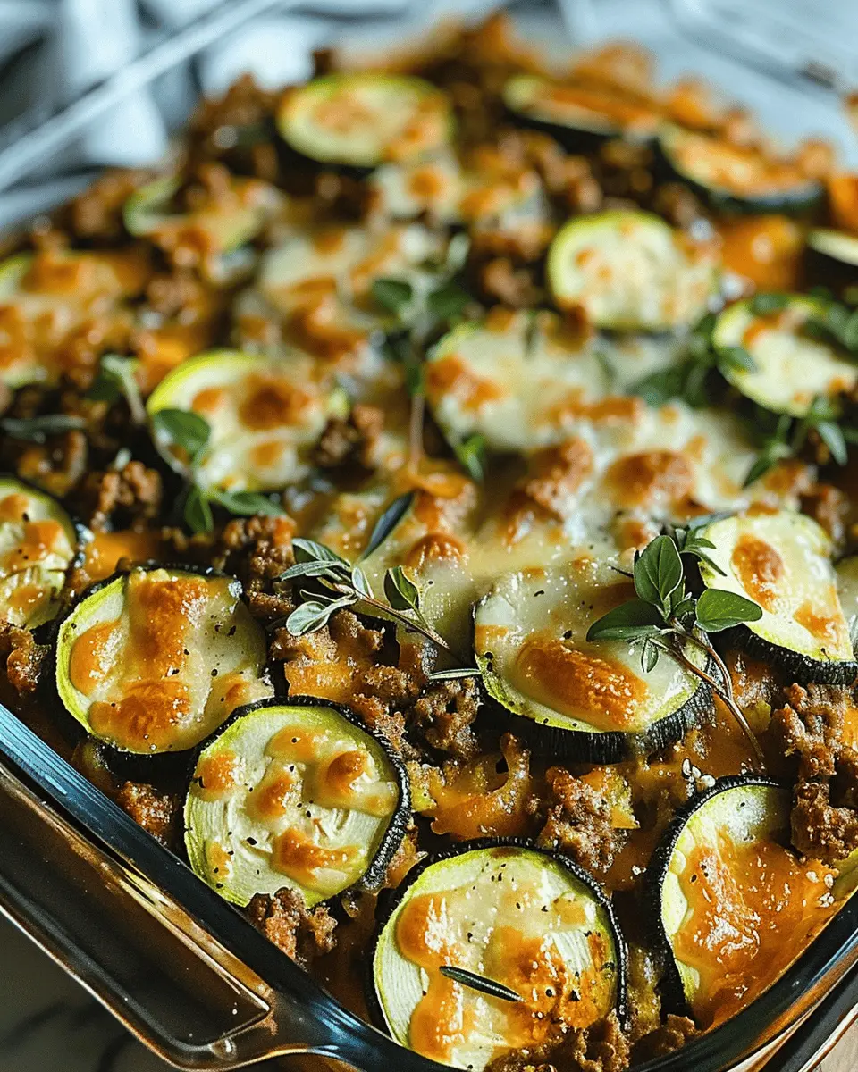 Easy Ground Beef Zucchini Casserole: A Healthy, Flavorful Delight