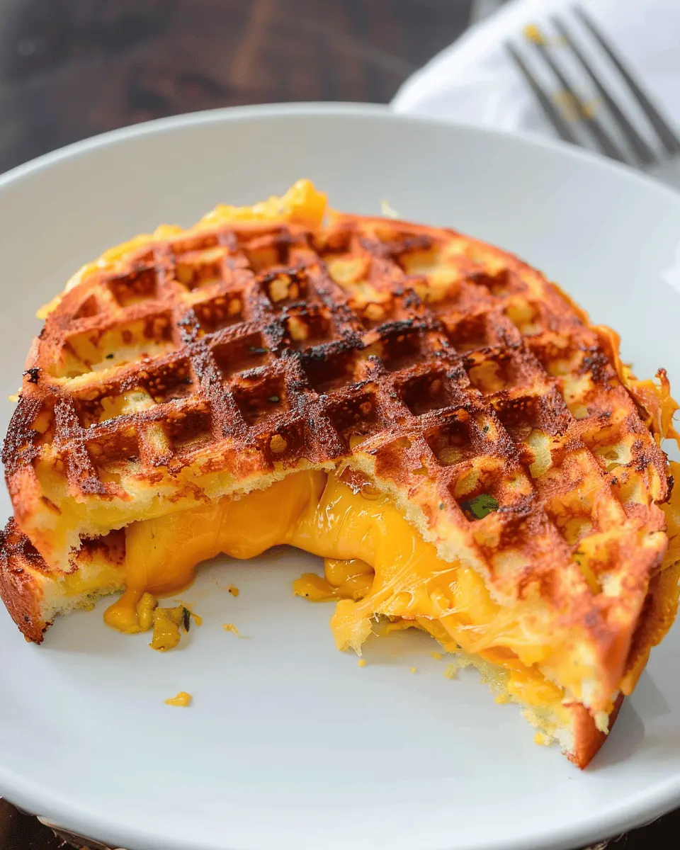 Keto Grilled Cheese: Indulgent Chaffles with Turkey Bacon Twist