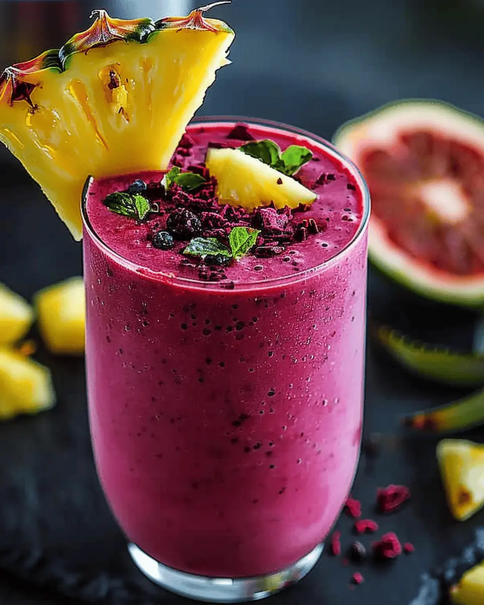 Tropical Pineapple Smoothie: Easy, Refreshing Bliss for Summer