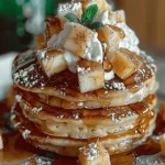 Apple Cinnamon Mini Pancake Stacks Recipe