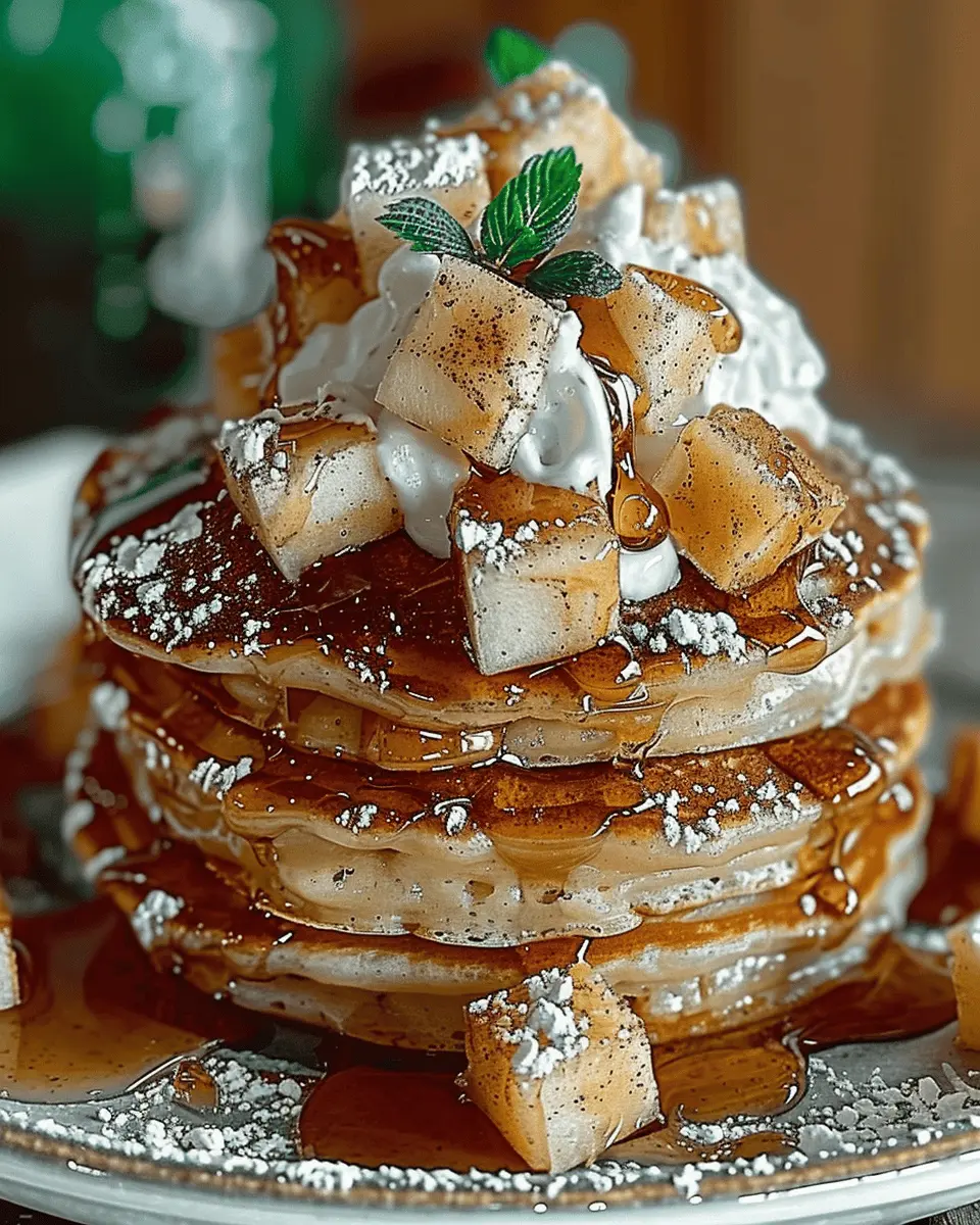 Apple Cinnamon Mini Pancake Stacks: Easy Indulgence for Breakfast