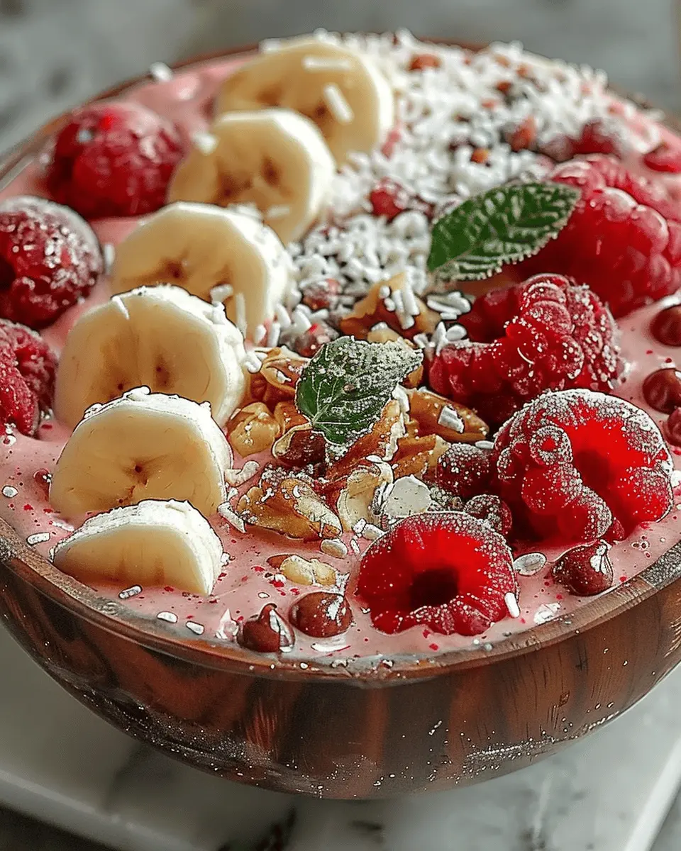 Cherry Bliss Smoothie Bowl: A Vibrant Delight for Health Lovers