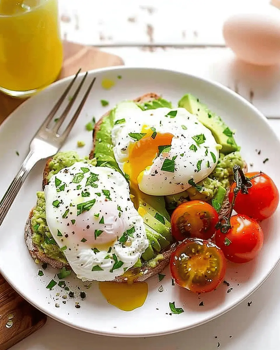 Simple Poached Egg and Avocado Toast: A Healthy Delight for Brunch