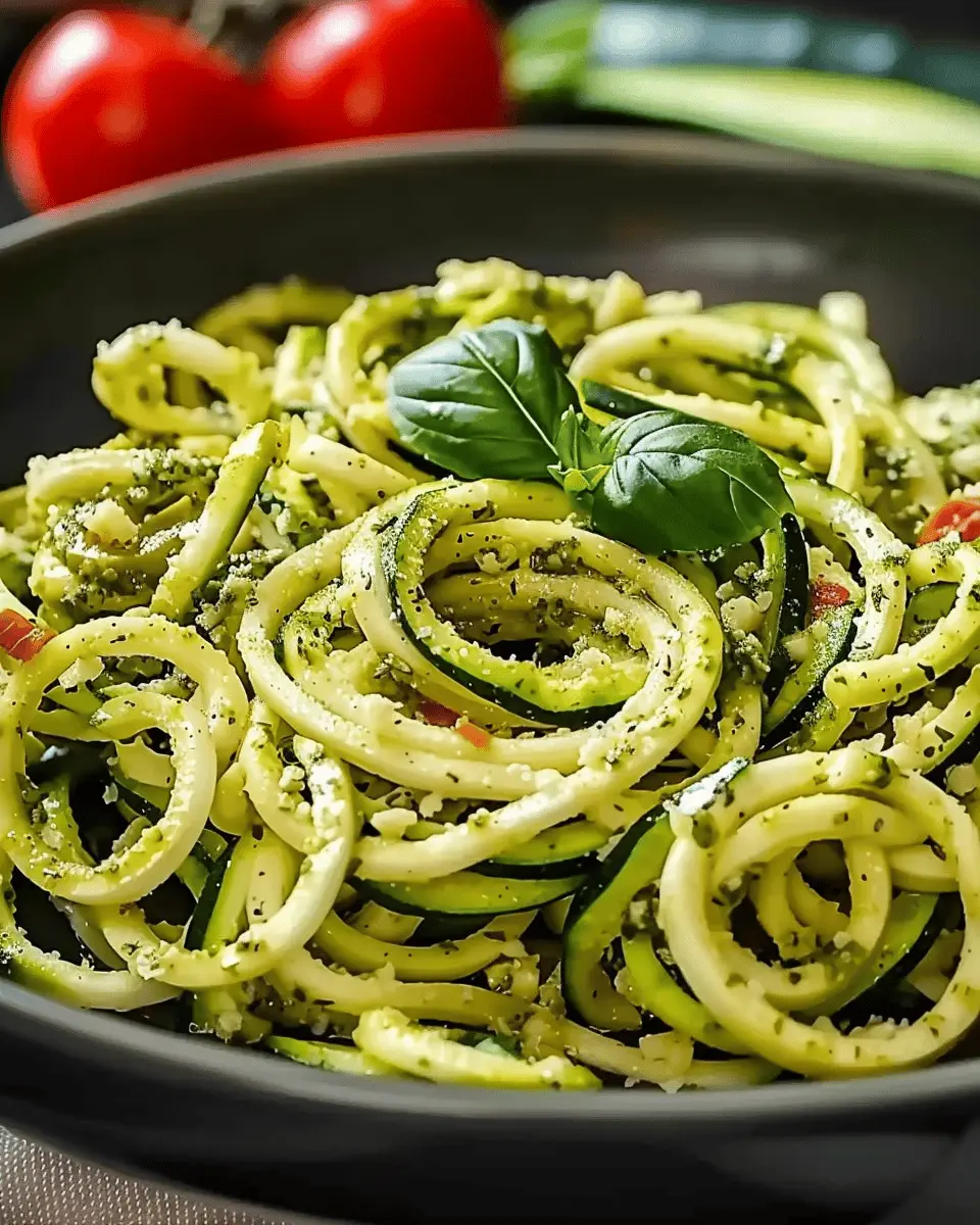 Zucchini Noodles with Pesto: Easy Recipe for a Healthy Twist