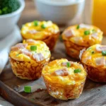 Breakfast Muffins with a Hash Brown Crust