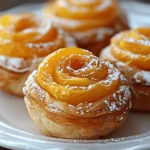 Deliciously Easy Peach Pie Cruffins