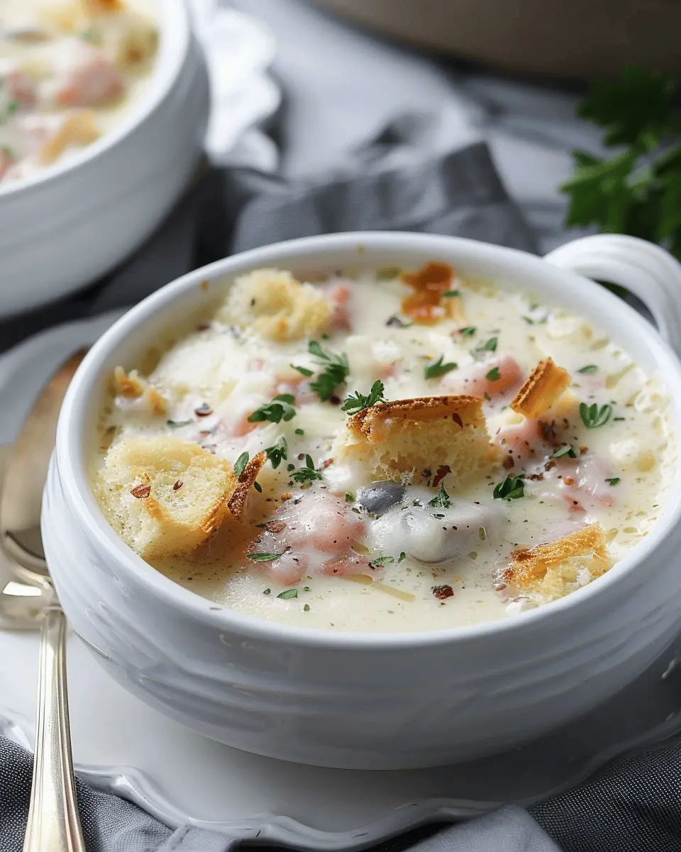 Chicken Cordon Bleu Soup: Indulgent Comfort with Turkey Bacon