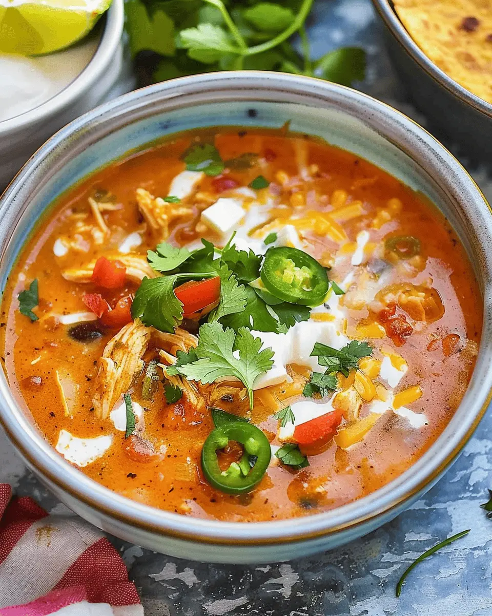 Creamy Chicken Enchilada Soup: The Best Cozy Comfort Food