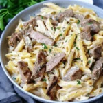 Creamy Steak Pasta