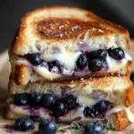 Crispy Blueberry Grilled Cheese