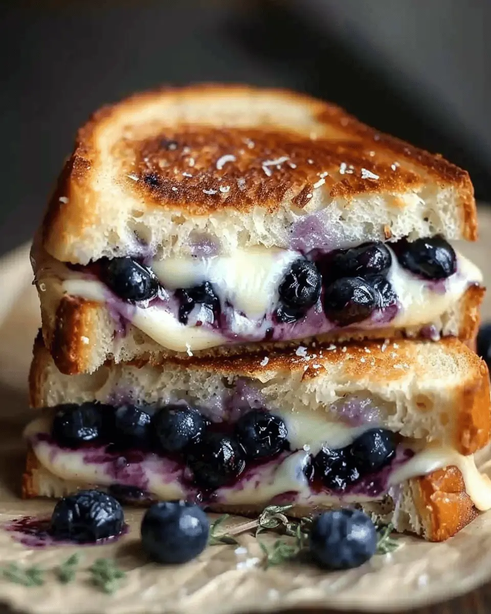 Crispy Blueberry Grilled Cheese: A Delicious Twist on Comfort Food
