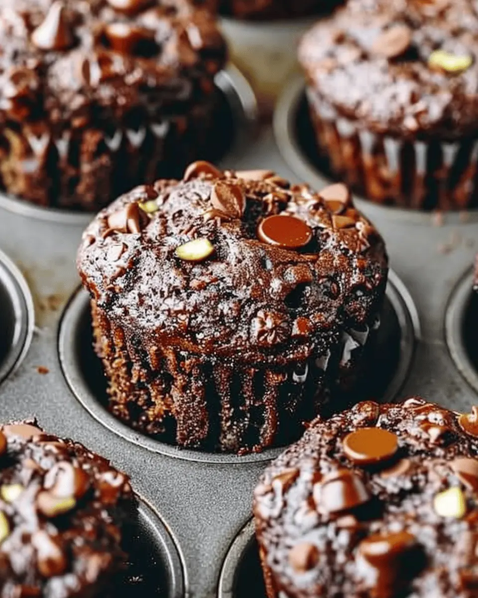 Double Chocolate Chunk Zucchini Muffins: The Indulgent Treat You Need