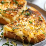 Garlic Bread Grilled Cheese