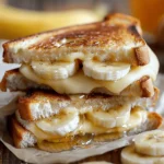 Honey Banana Grilled Cheese Sandwich