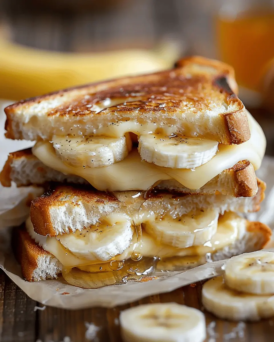 Honey Banana Grilled Cheese Sandwich: Easy Comfort Food Delight