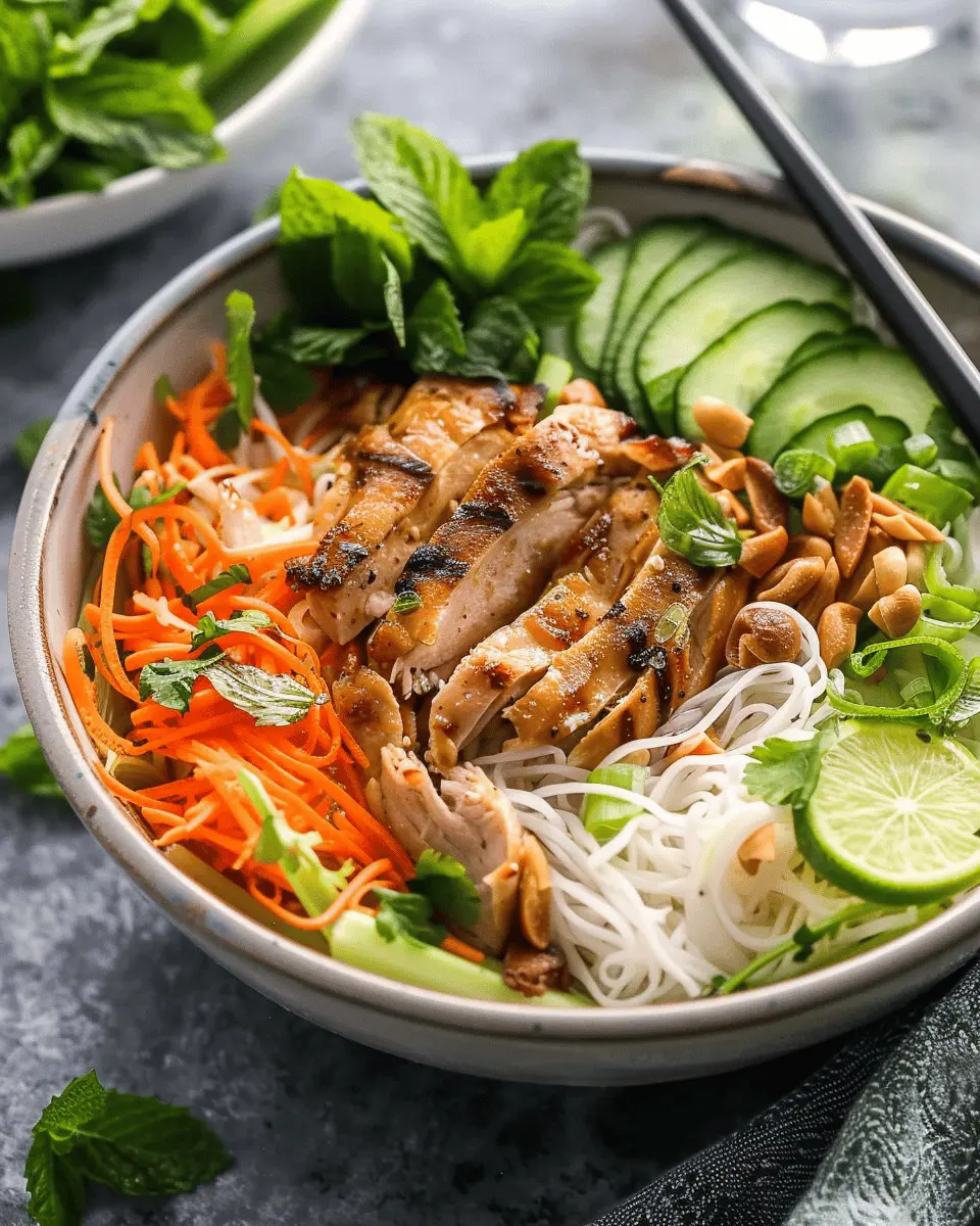 Lemongrass Chicken Noodle Bowls: Easy, Flavorful Delight at Home