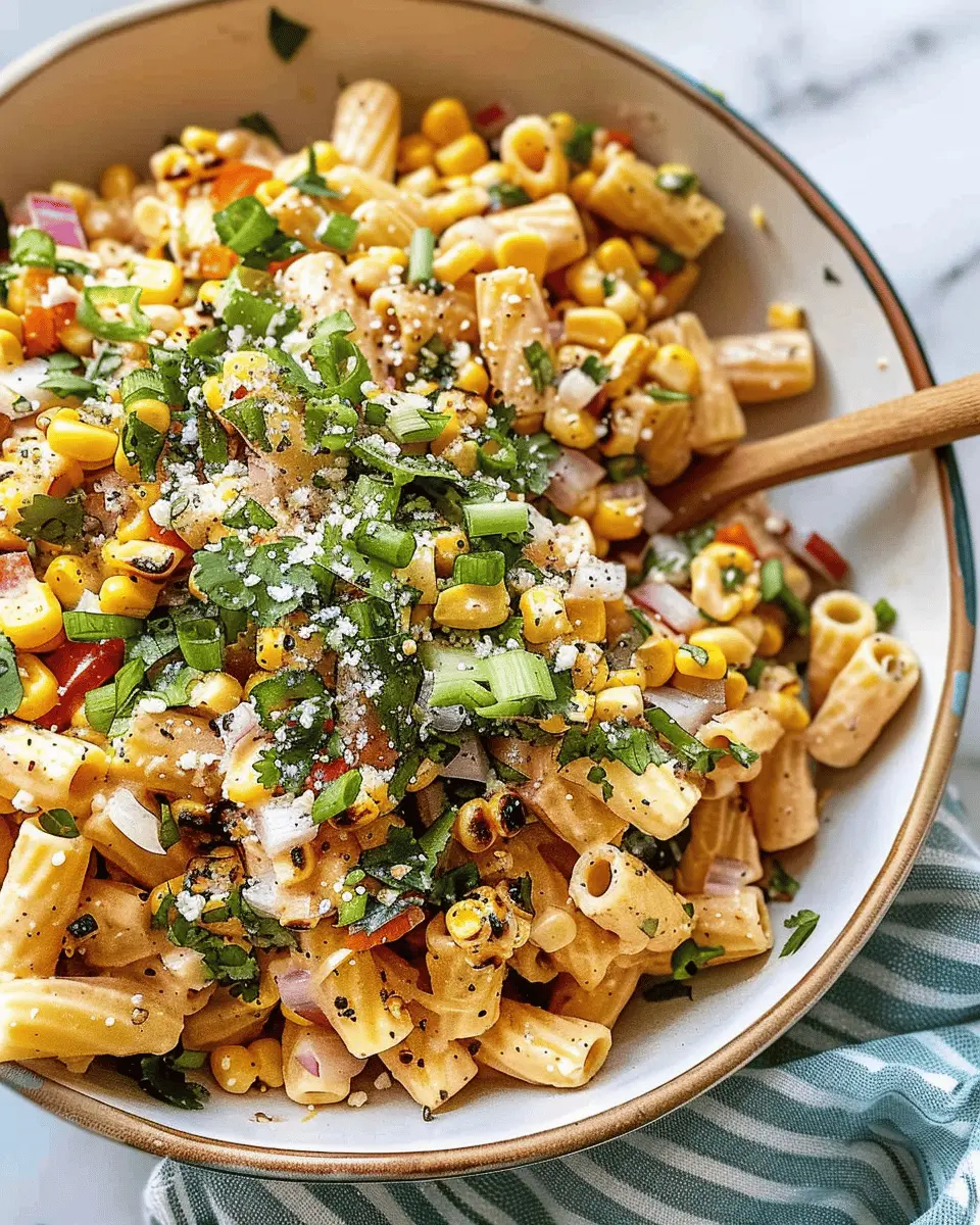 Mexican Street Corn Pasta Salad: The Best Original Viral Recipe
