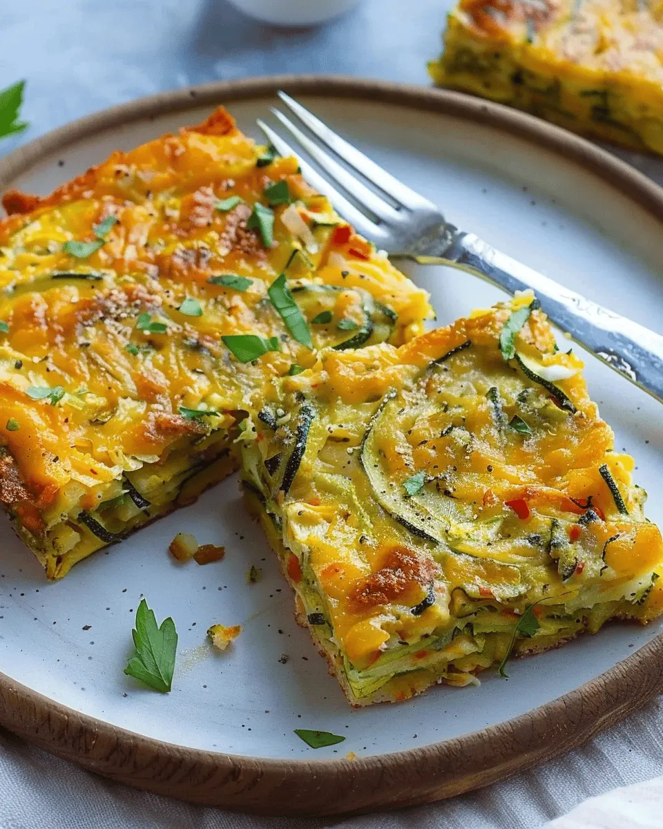 Vegetarian Zucchini Slice: Easy and Flavorful Comfort Food