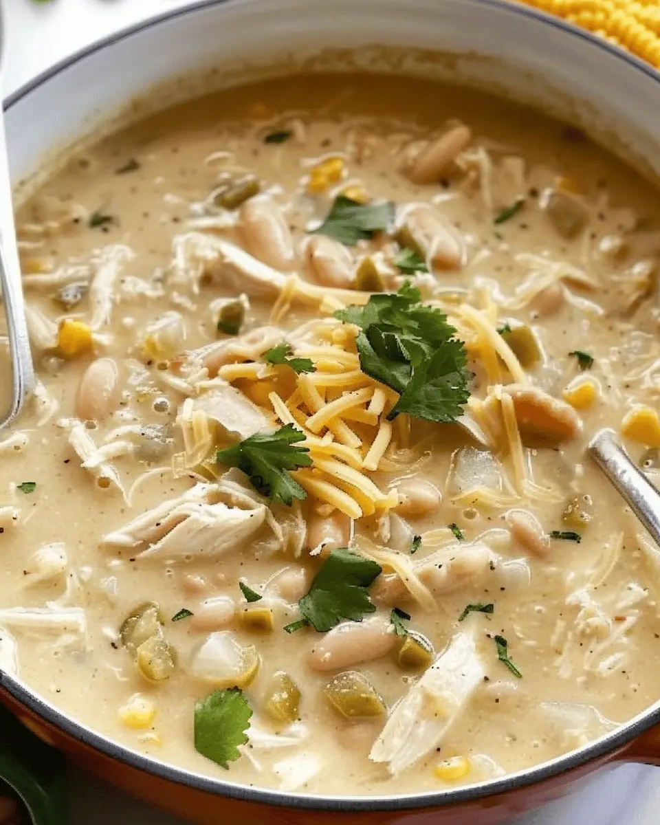 White Chicken Chili – Easy Comfort in Every Bowl with Turkey Bacon
