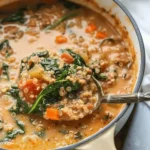 Creamy Italian Quinoa Soup