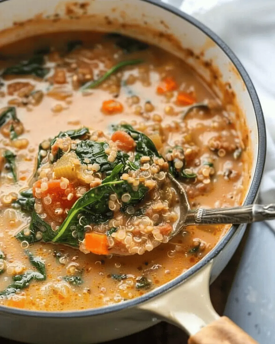 Creamy Italian Quinoa Soup: A Cozy, Nutritious Delight