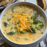 Slow Cooker Broccoli Cheddar Soup