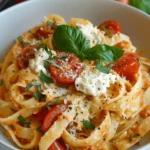 Roasted Tomato and Garlic Ricotta Pasta