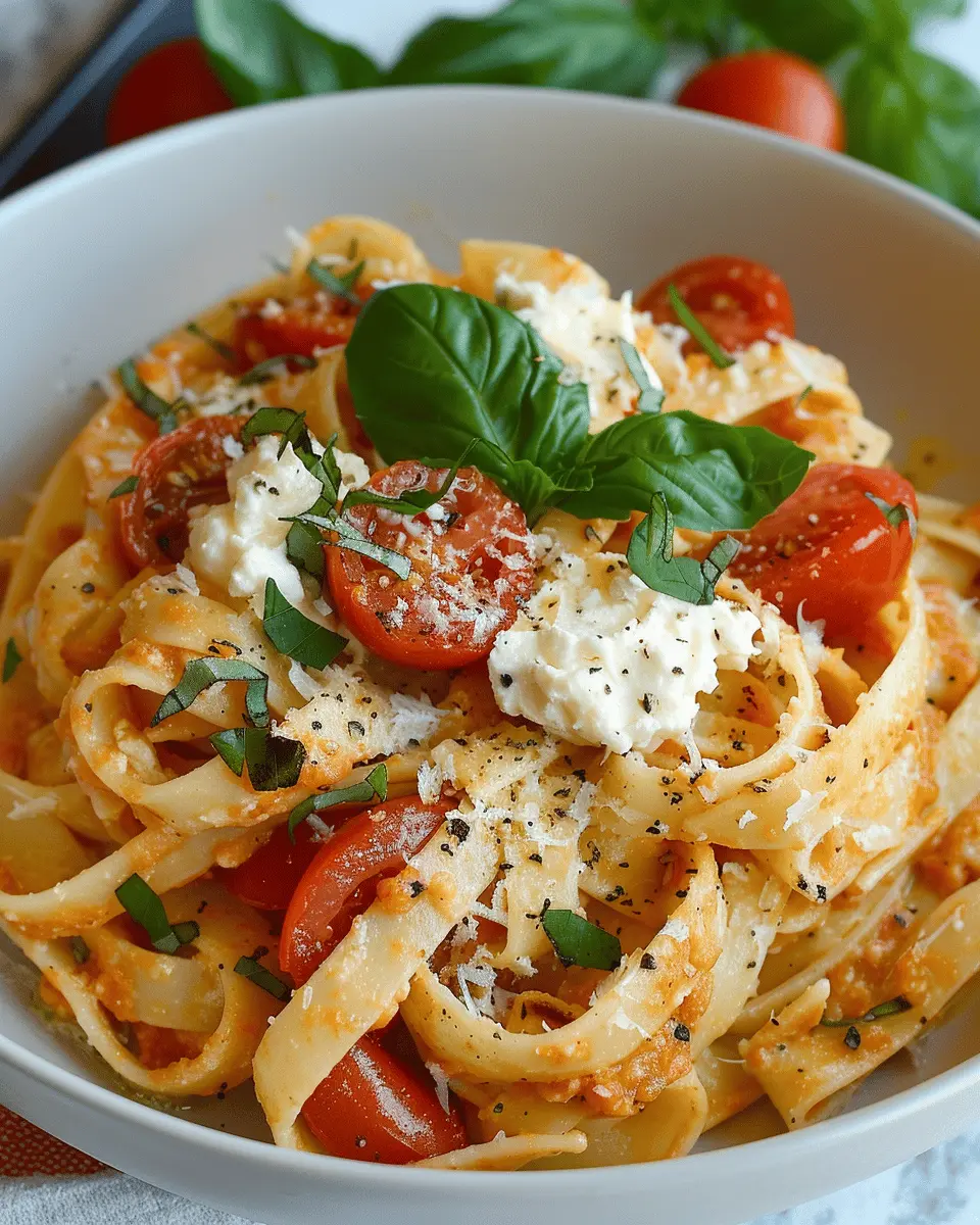 Roasted Tomato and Garlic Ricotta Pasta: A Cozy Weeknight Favorite