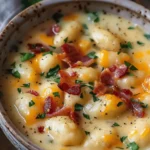 Bacon Cheddar Gnocchi Soup: Cozy Comfort in Every Spoonful