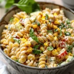 Creamy Street Corn Pasta Salad