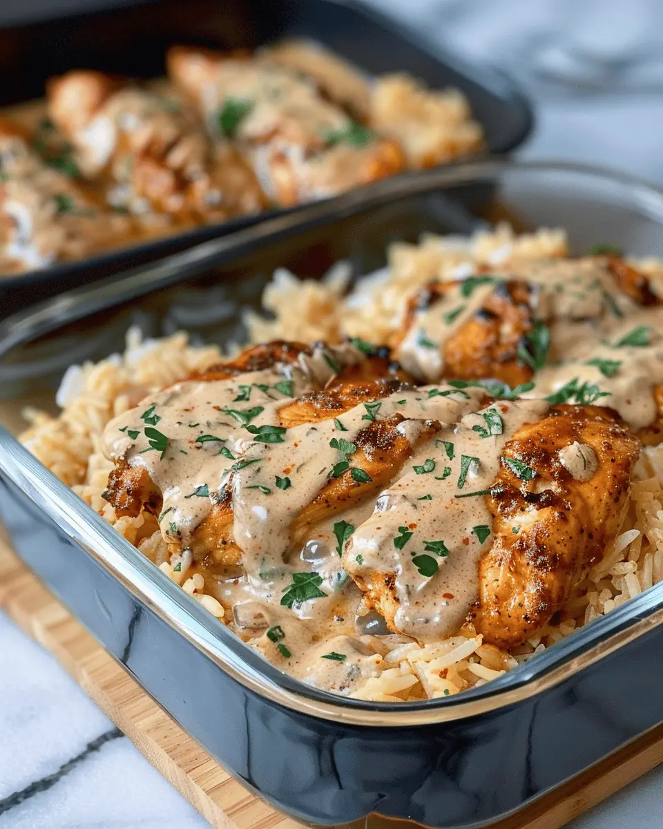 High Protein Creamy Cajun Chicken Rice: Easy, Flavor-Packed Comfort