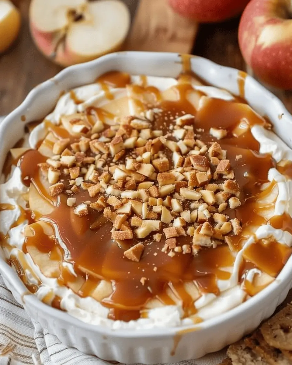 Cream Cheese Caramel Apple Dip: Indulgent Fall Flavor Delight