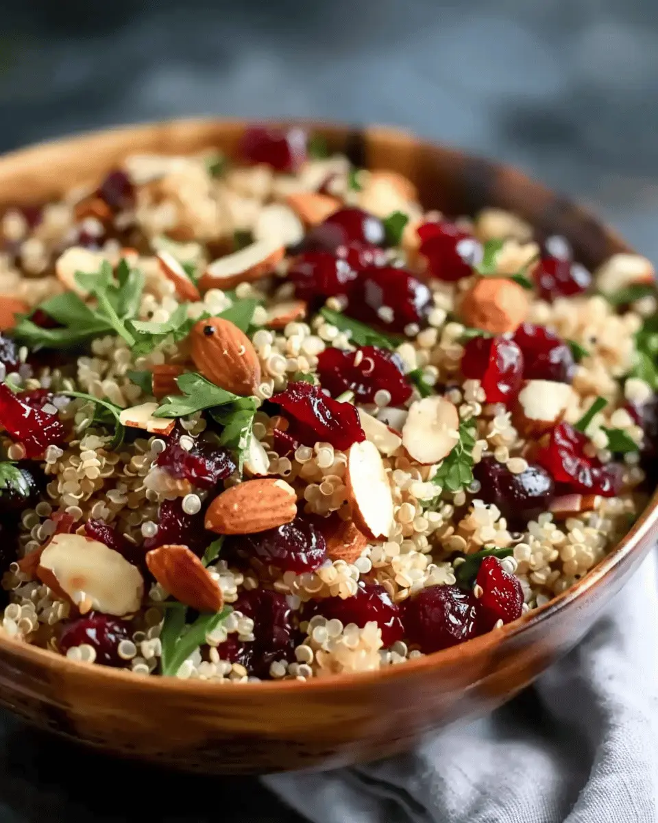 Delicious Cranberry Almond Quinoa Salad Recipe to Savor and Enjoy