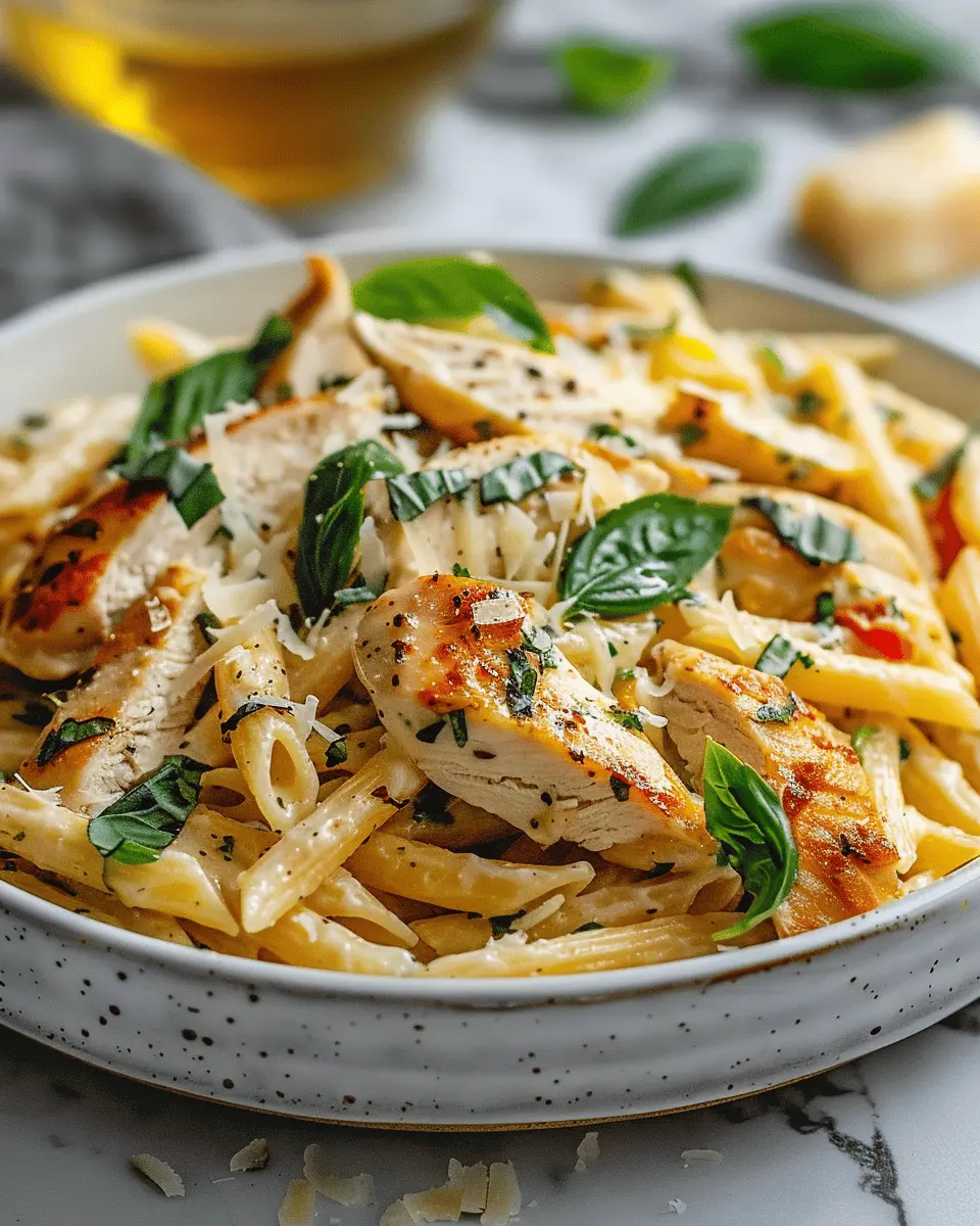 Healthy Garlic Parmesan Chicken Pasta: Easy and Flavorful Weeknight Meal