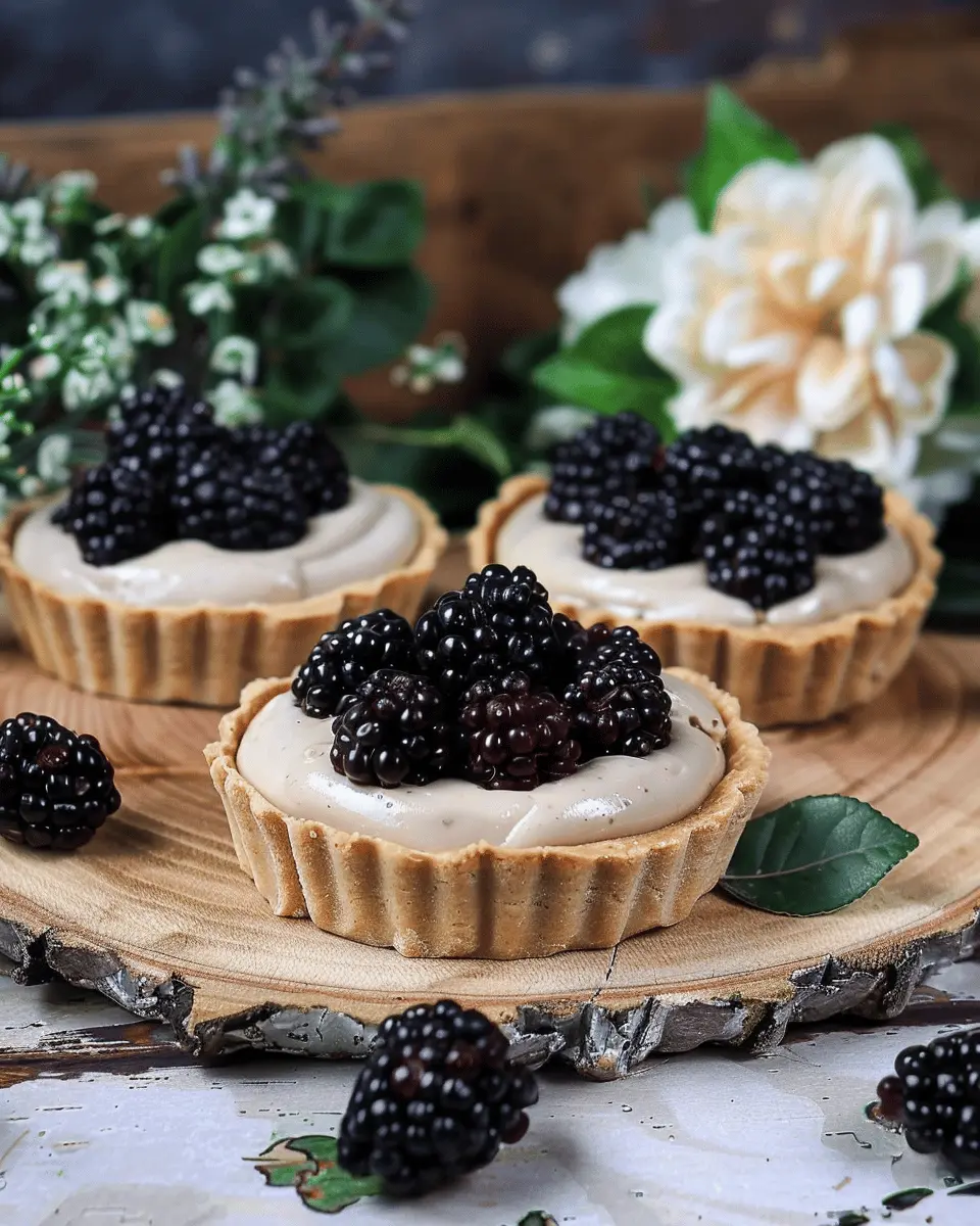 Blackberry Earl Grey Tarts: Easy Indulgence for Dessert Lovers