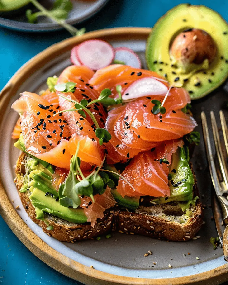 Smoked Salmon Avocado Toast: The Best Flavorful Twist at Home