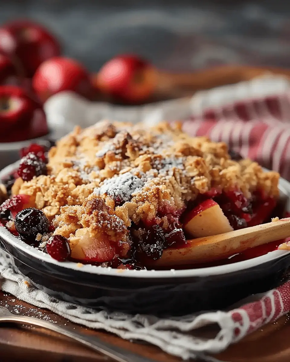 Apple Cranberry Crisp Recipe: The Best Cozy Dessert for Fall