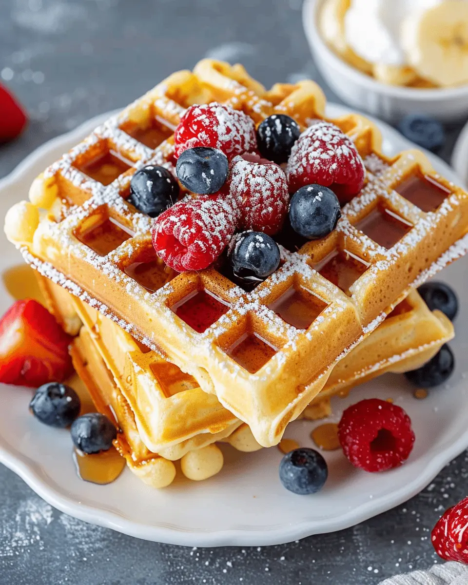 Perfectly Easy Homemade Waffles Perfect for Your Tasty Breakfast