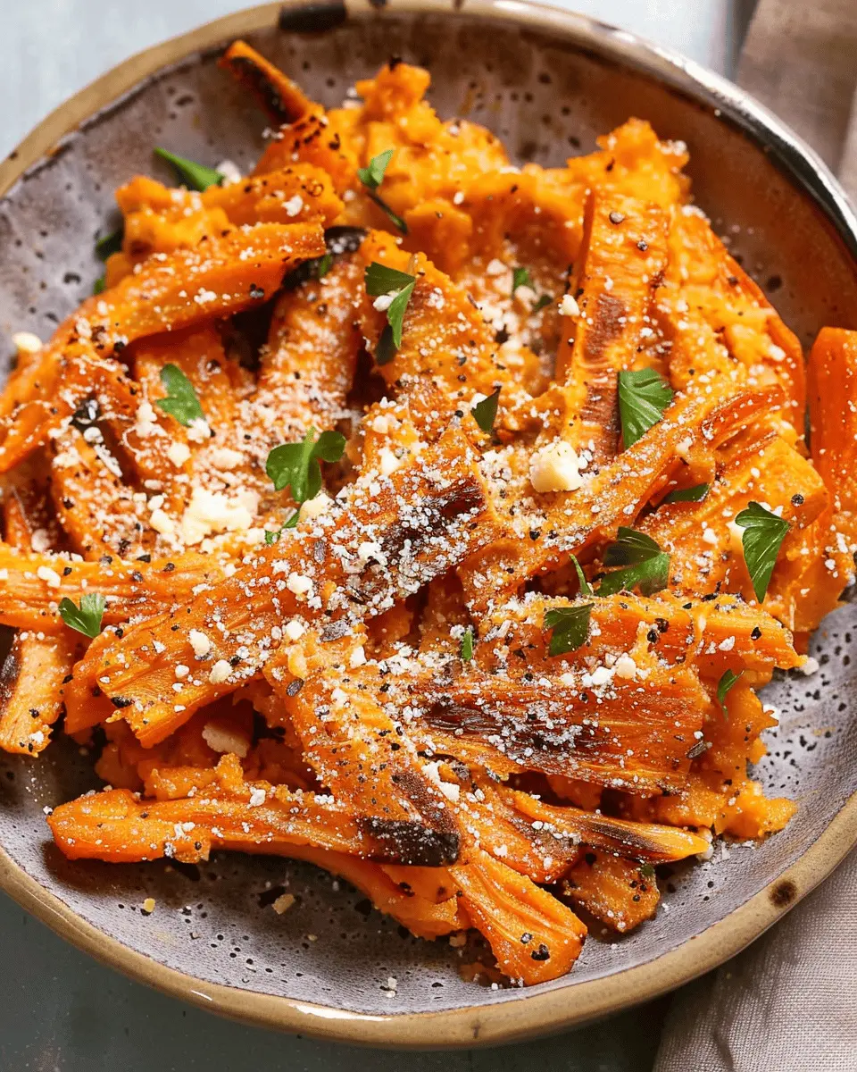 Parmesan Smashed Carrots: The Best Comfort Food Side Dish