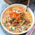 Keto Hamburger Soup With Cream Cheese And Rotel