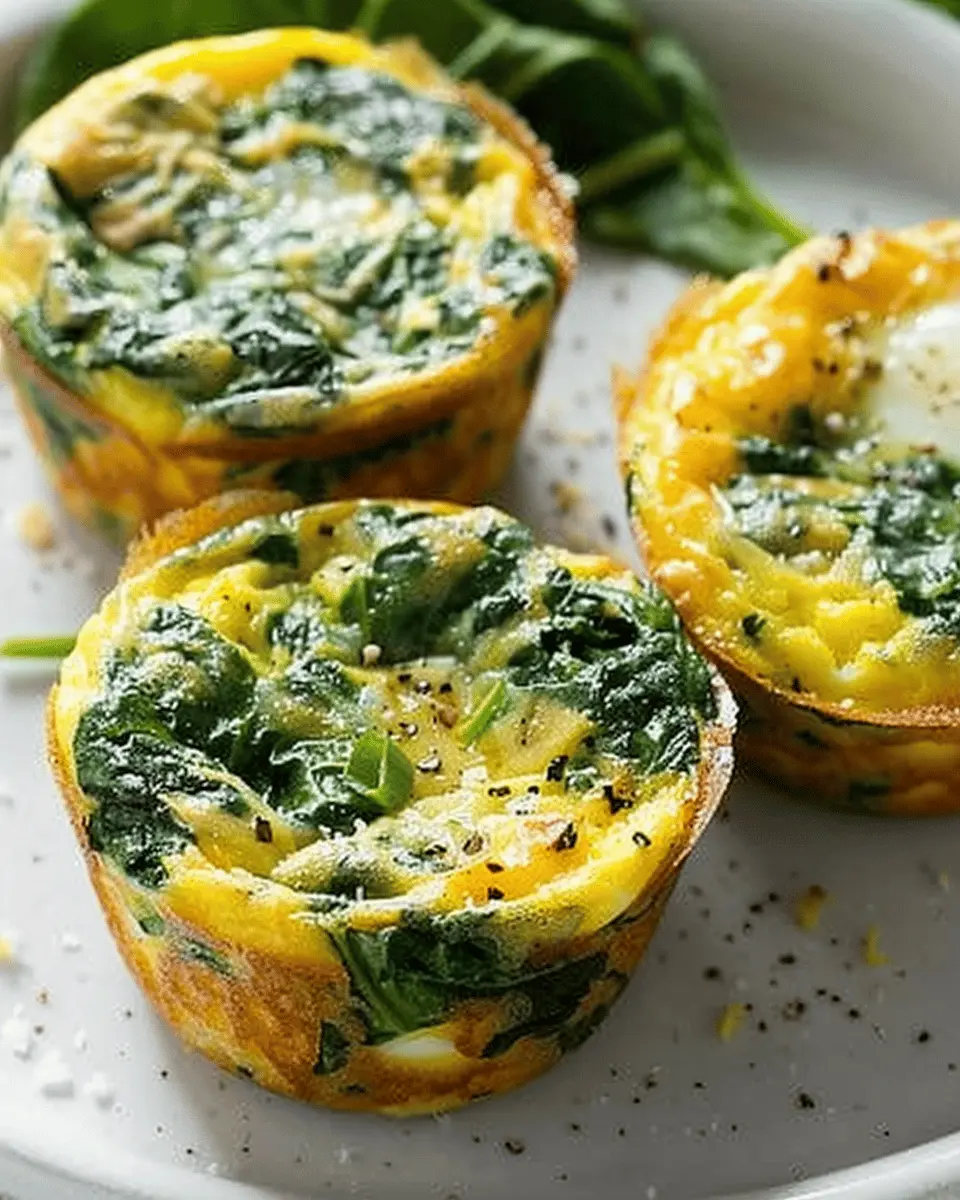 Spinach Egg Muffins with Turkey Bacon: Easy & Delicious Recipe