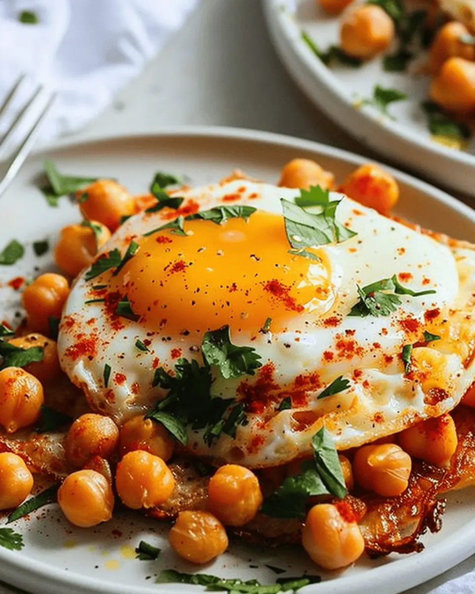 Chickpea Fried Eggs: Easy Twist on a Classic Breakfast Delight