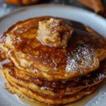 Pumpkin Pancakes with Cinnamon Butter