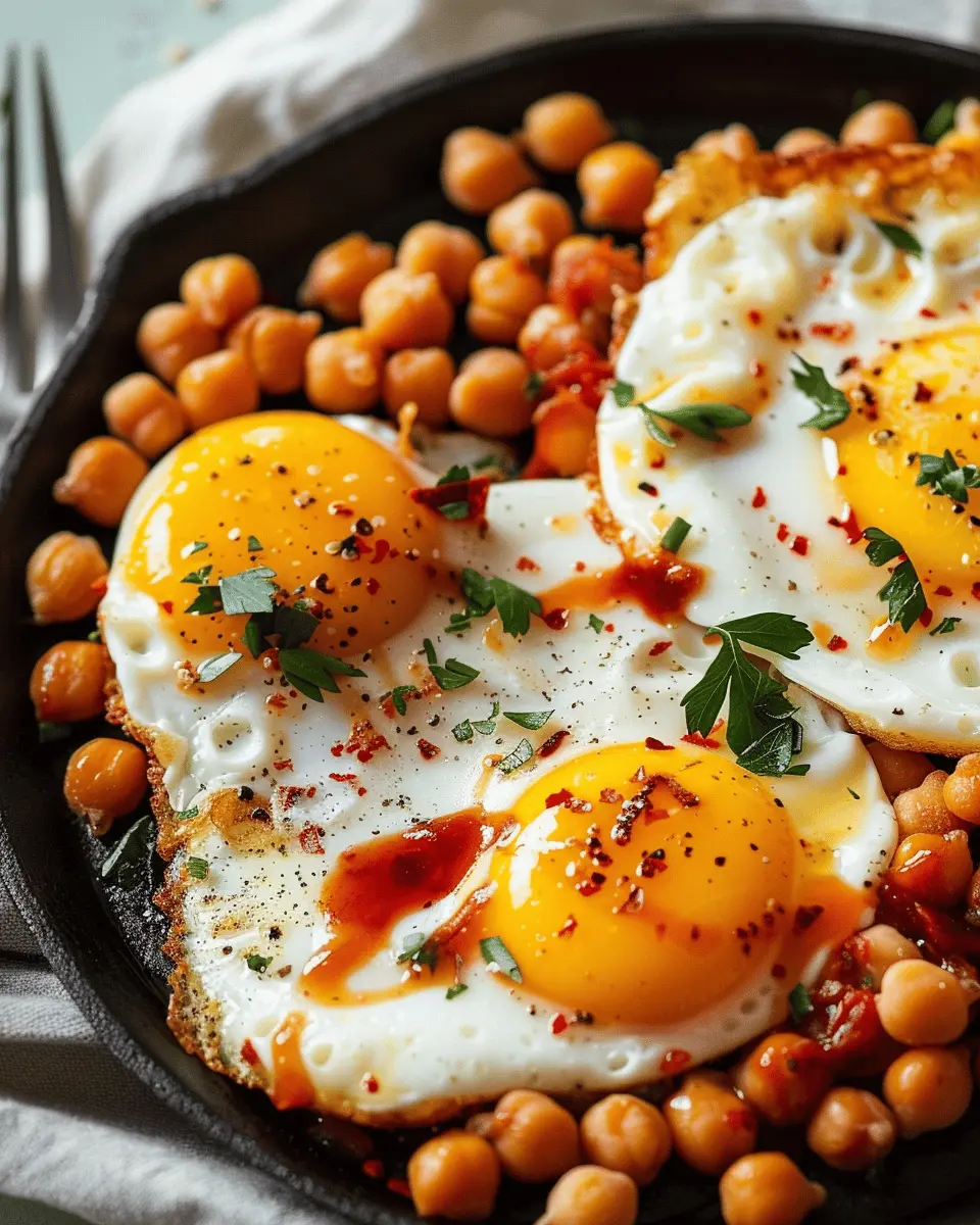 Chickpea Fried Eggs with Turkey Bacon: Easy and Delicious Twist