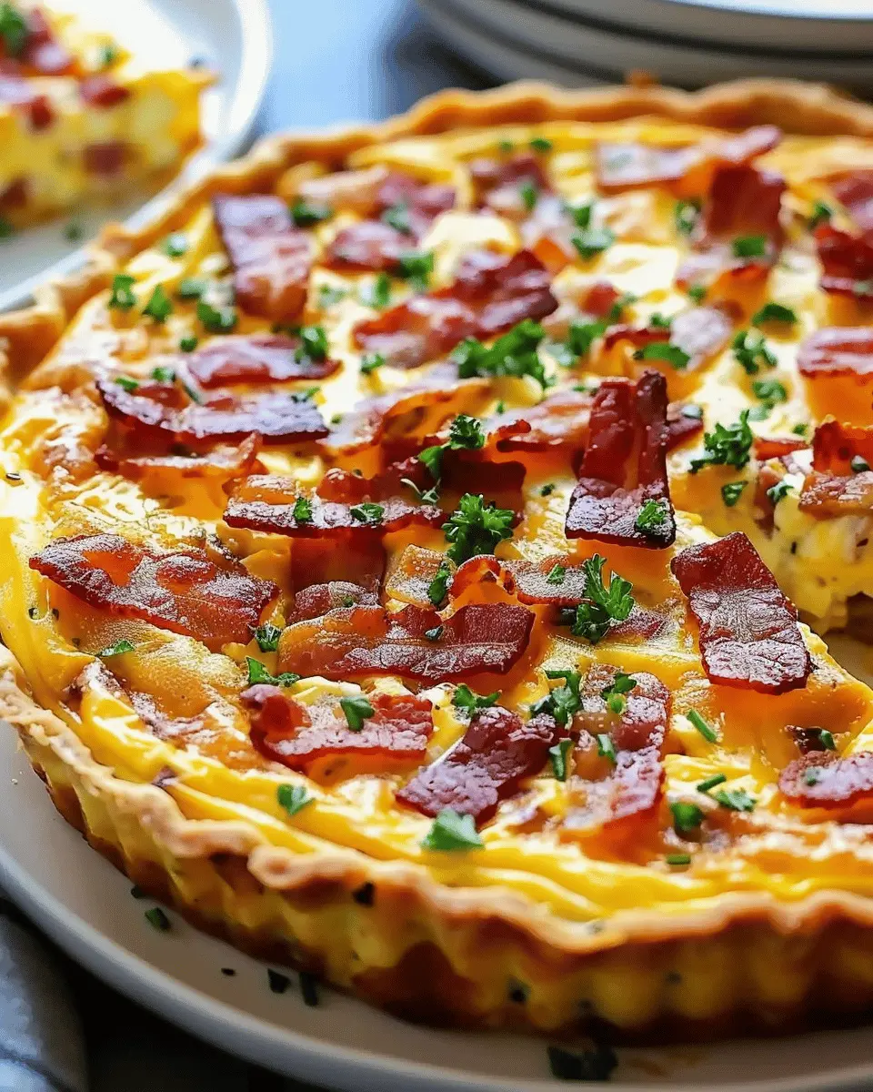 Bacon and Cheese Crustless Quiche: Easy & Delicious Weekday Delight