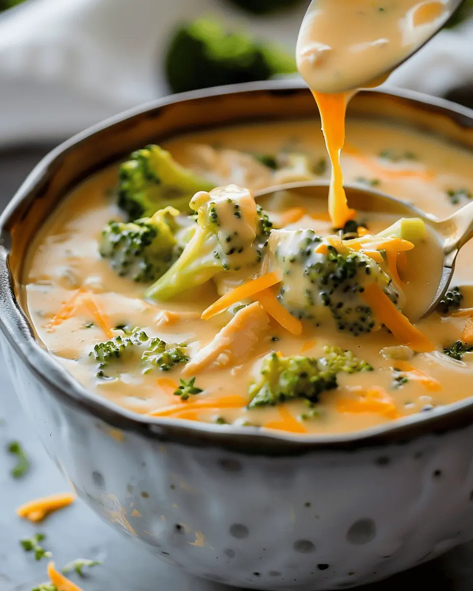 Crockpot Chicken Broccoli Cheese Soup: Easy Comfort Food Delight