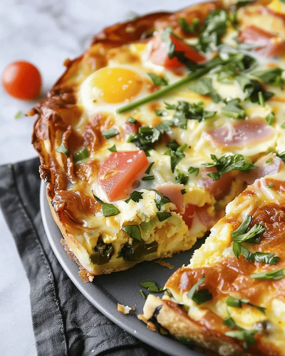 Egg Tortilla Bake: Easy and Delicious Variations with Turkey Bacon and Chicken Ham